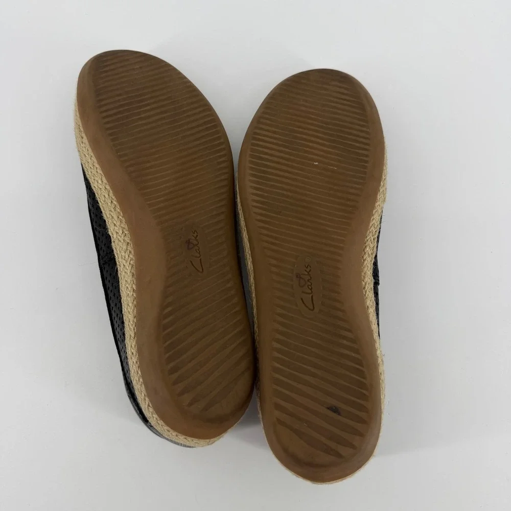 Clarks features perforated